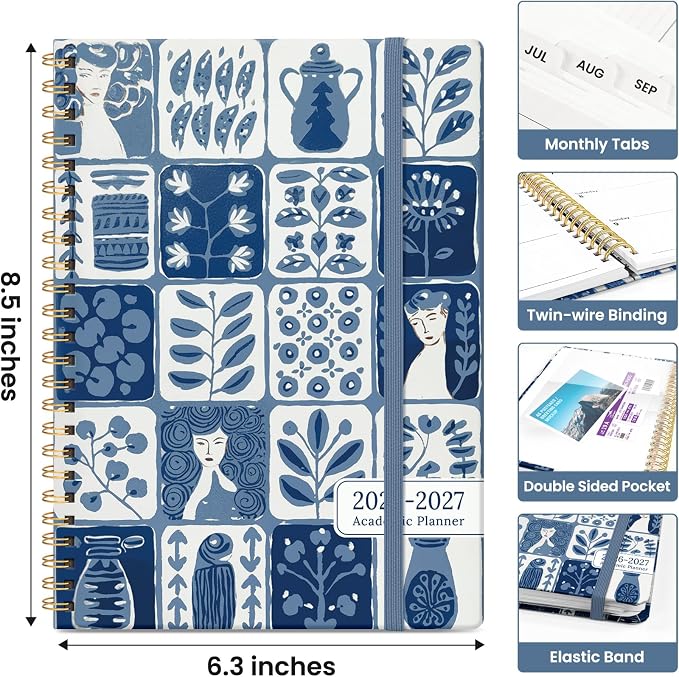 Planner 2026-2027, Academic Year Monthly and Weekly Calendar Planner, Jul 2026 - Image 4