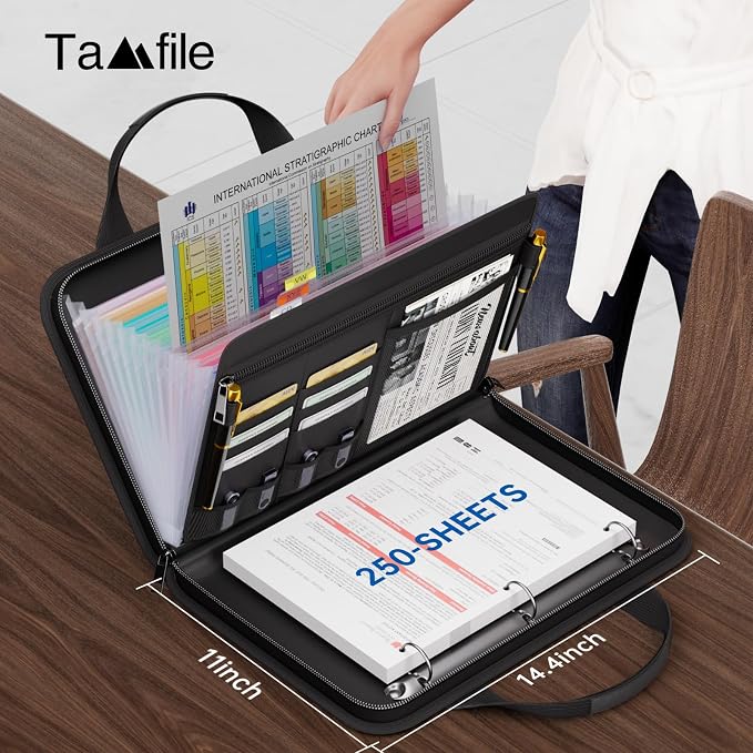Tamfile Fireproof Accordion File Organizer - Image 3