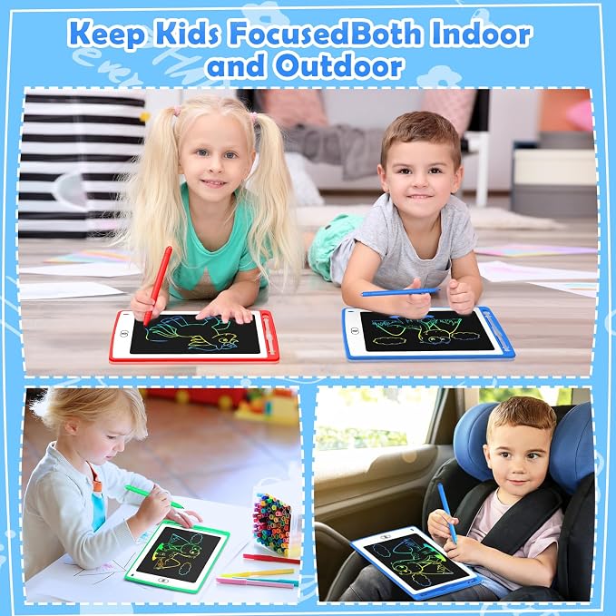 LCD Writing Tablet for Kids, 8.5 Inch Colorful Doodle Board Drawing Tablet - Image 7