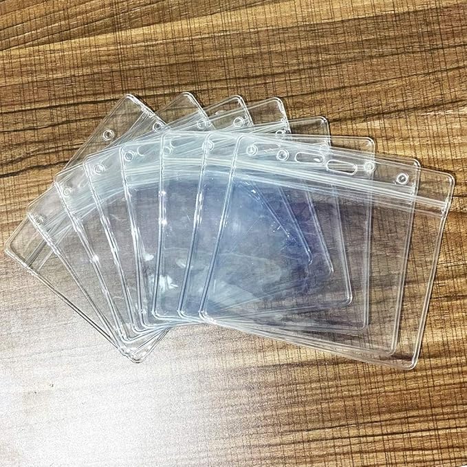 Extra Thick Horizontal ID Card Name Tag Badge Holder - Image 6