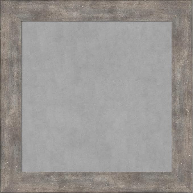 Amanti Art Silver Framed Magnetic Board 15x15 X-Small Vision Board by AmantiArt