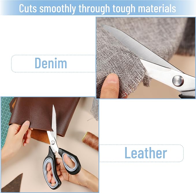 Mr. Pen- Premium Tailor Scissors, 9.5 Inch, Heavy Duty Stainless Steel | All - Image 3
