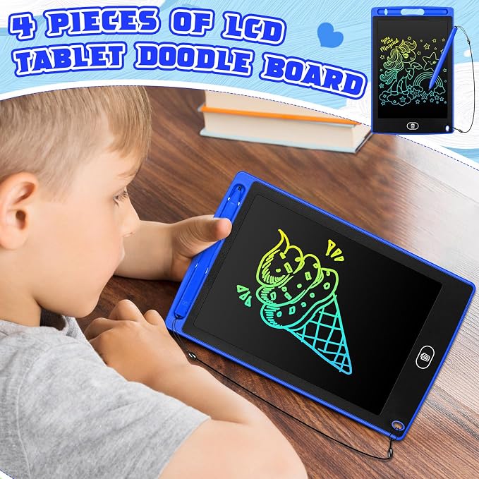 Zonon 4 Pcs LCD Writing Tablet 8.5 Inch Doodle Board Tablet Drawing Gifts LCD - Image 6