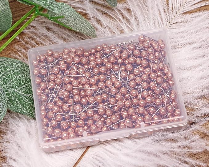 Tupalizy 1/8 Inch Small Round Ball Head Decorative Push Pins Map Thumb Tacks - Image 6