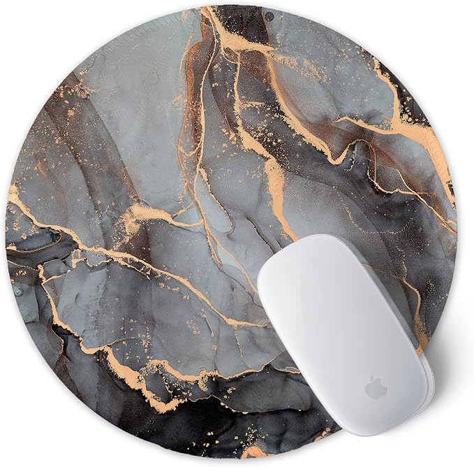 ITNRSIIET Round Mouse Pad with Stitched Edge Premium-Textured Waterproof - Image 2
