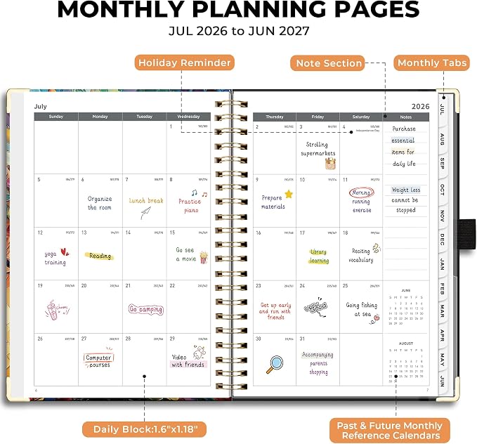 AHGXG Academic Planner 2026-2027, July 2026 - Image 2