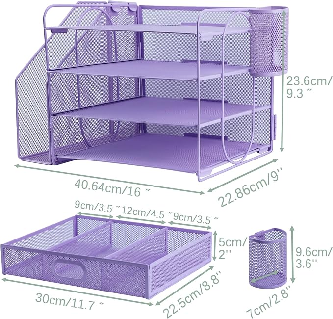 4 Tier Desk File Organiser - Image 2