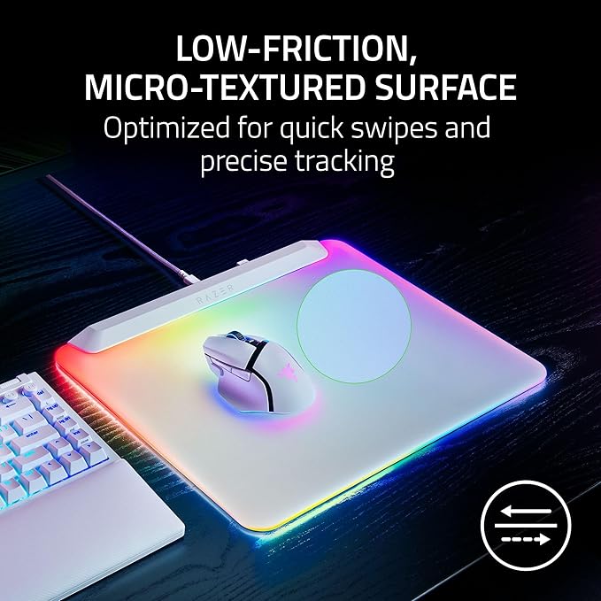 Razer Firefly V2 Pro Fully Illuminated RGB Gaming Mouse Mat: Backlit Design - Image 6