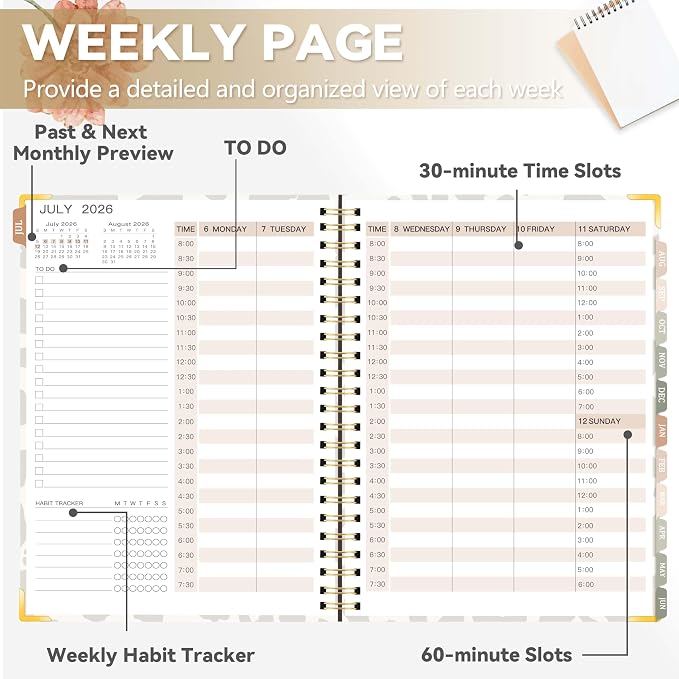 2026-2027 Academic Planner, Weekly & Monthly Appointment Book from Jul. 2026 - Image 5