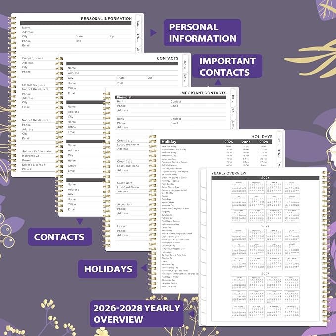 2026-2028 Monthly Planner - Image 4