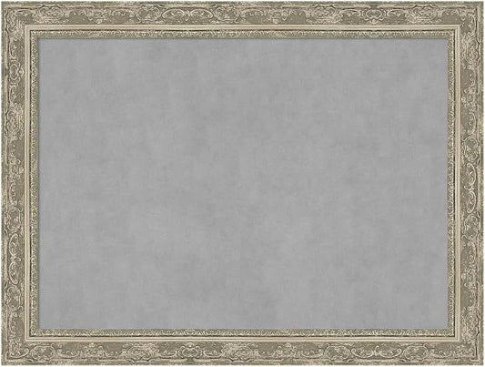 Amanti Art Silver Framed Magnetic Board 24x32 Medium Vision Board by AmantiArt