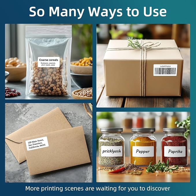 500 Sheets 15000 Pcs 30 Up Labels 1" x2-5/8 Shipping Address Labels - Image 5