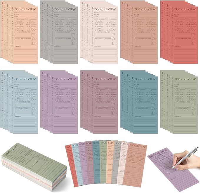 L1rabe Retro Book Review Bookmarks by L1rabe