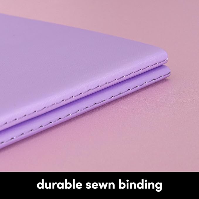 PAPERAGE Soft Cover Lined Journal Notebook, 2 Pack, (Blush), 100 Pages, Large 7.5 inches x 9.5 inches, College Ruled, Ideal for Note Taking & Travel Journal-DeskLoop Office