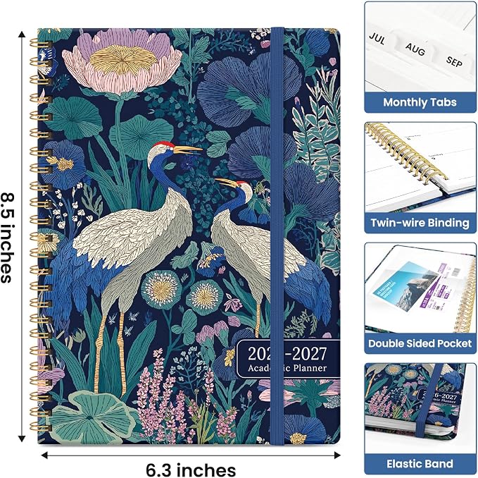 Planner 2026-2027, Academic Year Monthly and Weekly Calendar Planner, Jul 2026 - Image 4
