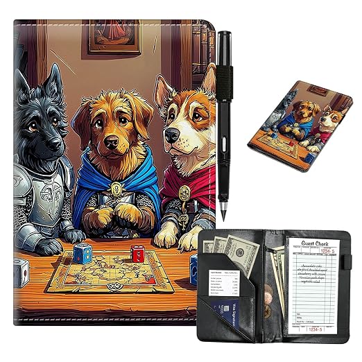 Dogs Play Poker Cute Server Book by Unknown