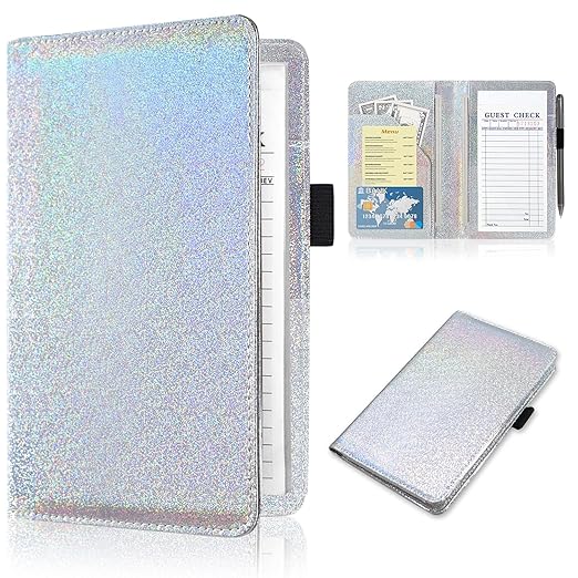 ACdream Server Books for Waitress, Guest Book Note Pad, Cute Pocket Leather by ACdream