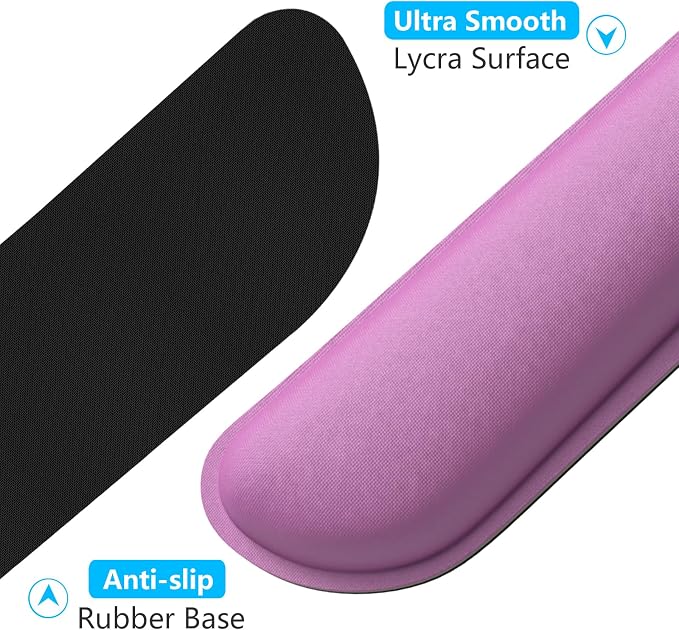 Dapesuom Enlarge Keyboard Wrist Rest, Memory Foam Wrist Cushion - Image 4