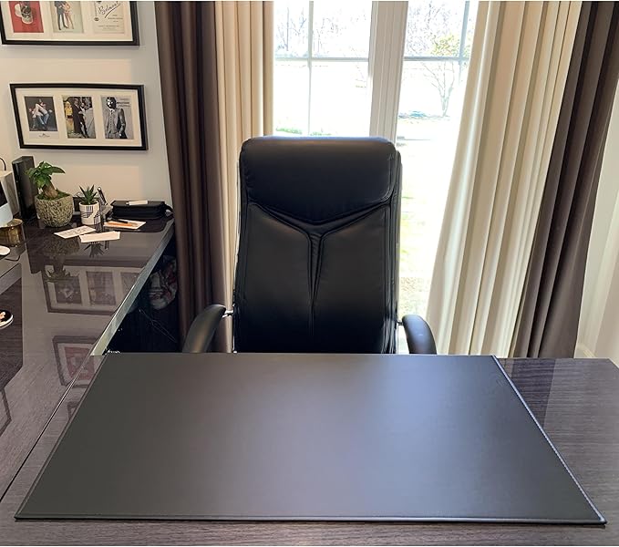 AKOZLIN 35.4"x 18.9" Soft PU Leather Surface Office Desk Mouse Mat Anti-Push Pad - Image 8