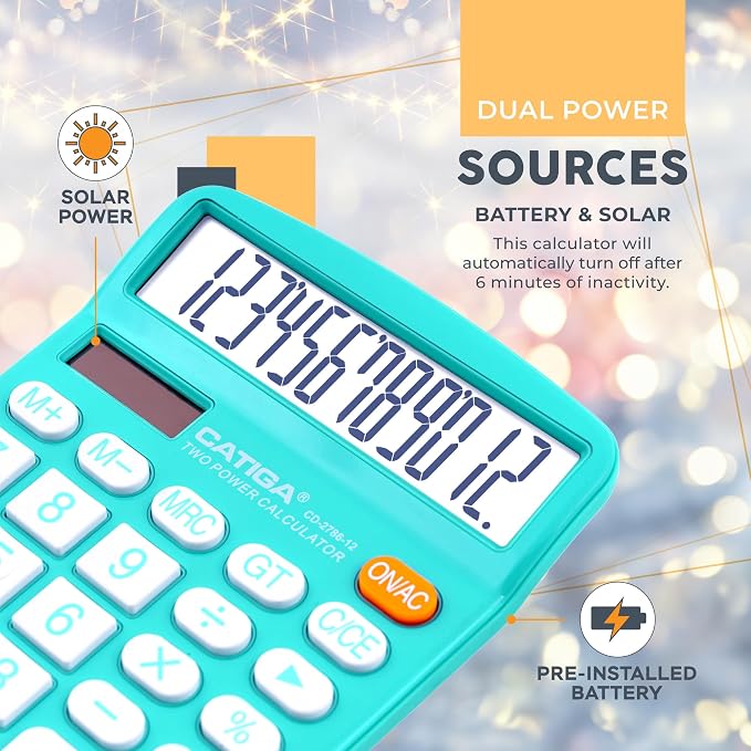 CATIGA Desktop Calculator 12 Digit - Image 5