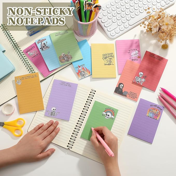 12 Pack Funny Notepads, 5x3 Inches Sarcastic Note Pads Memo Fun Office Gifts - Image 6