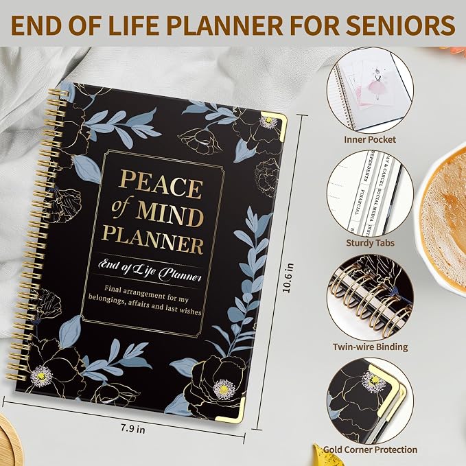 Peace of Mind Planner, Spiral End of Life Planner - Image 2