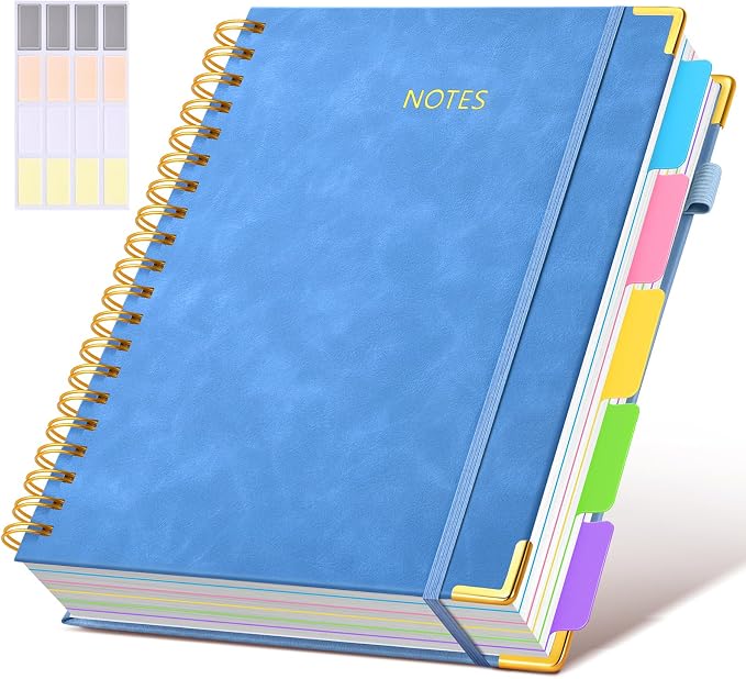Hardcover Spiral Notebook 8.5"x11" Journal by dilitego