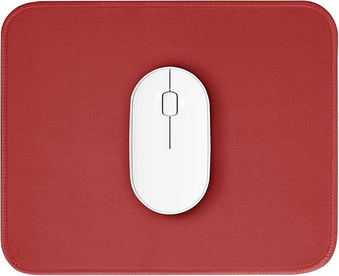Orange Mouse Pad, 10.2 x 8.2 Inch, 3mm Thick, Ultra-Smooth by ZYAOTWQZ