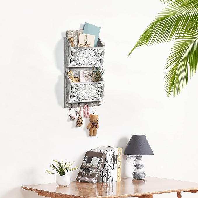 2-Slot Mail Organizer Wall Mount - Image 7