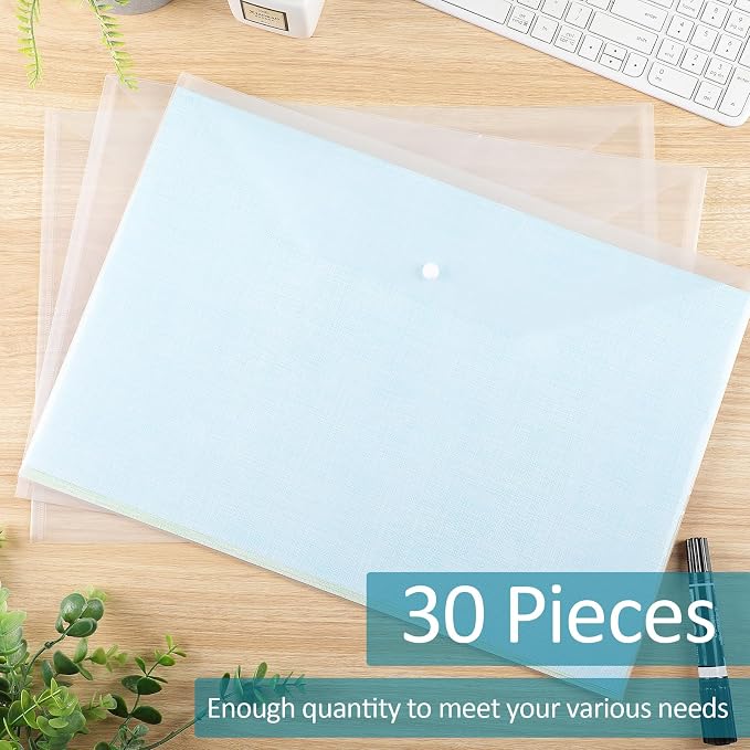 Honoson 30 Pcs 11 x 17 Inches Clear Envelopes - Image 3