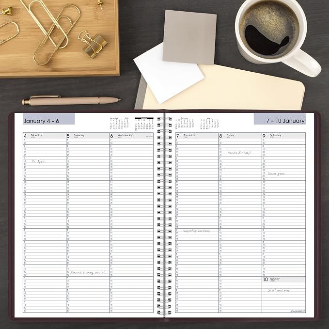 AT-A-GLANCE 2027 Appointment Book Planner, Quarter-Hourly - Image 2