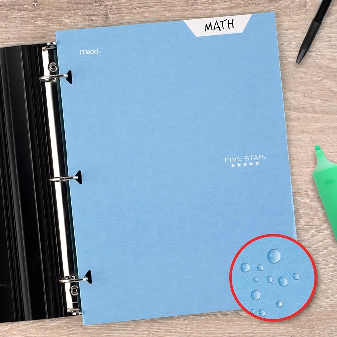 Five Star 4-Pocket Folder, Paper Folder, Fits 3-Ring Binders, Holds 8-1/2" x - Image 4