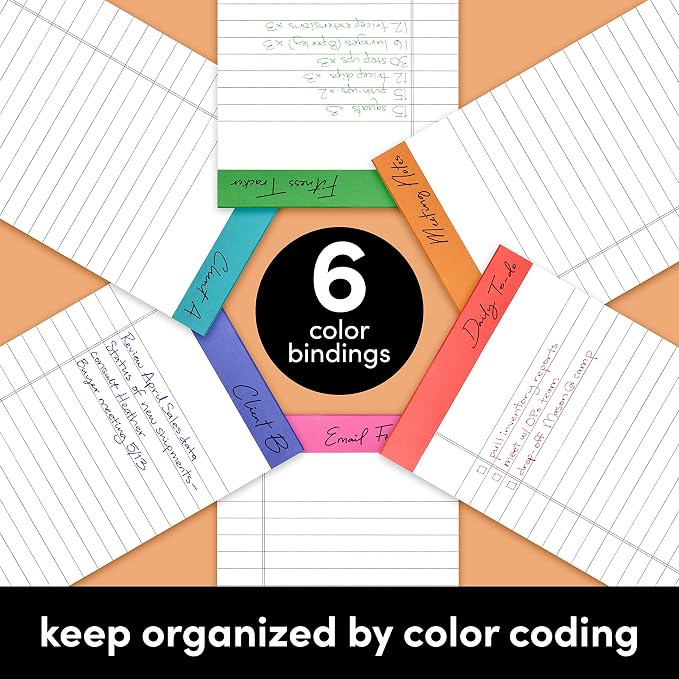 PAPERAGE Lined Legal Pads, 12 Pack Note Pads, 50 Sheets Each, Wide/Legal Ruled - Image 6