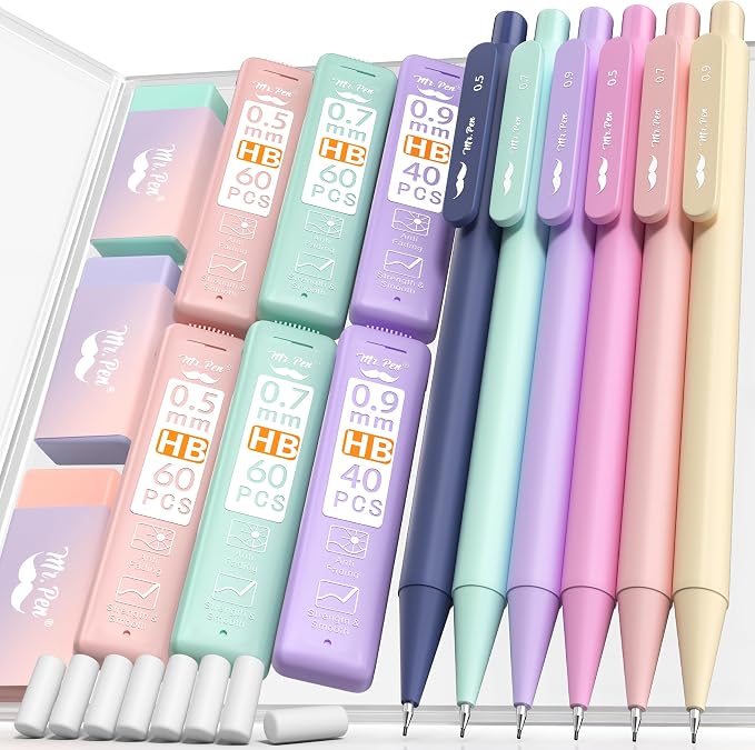 Mr. Pen- Pastel Mechanical Pencil Set by MrPen