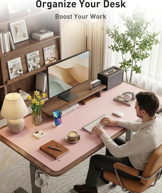 Aothia Faux Leather Desk Mat - Image 8