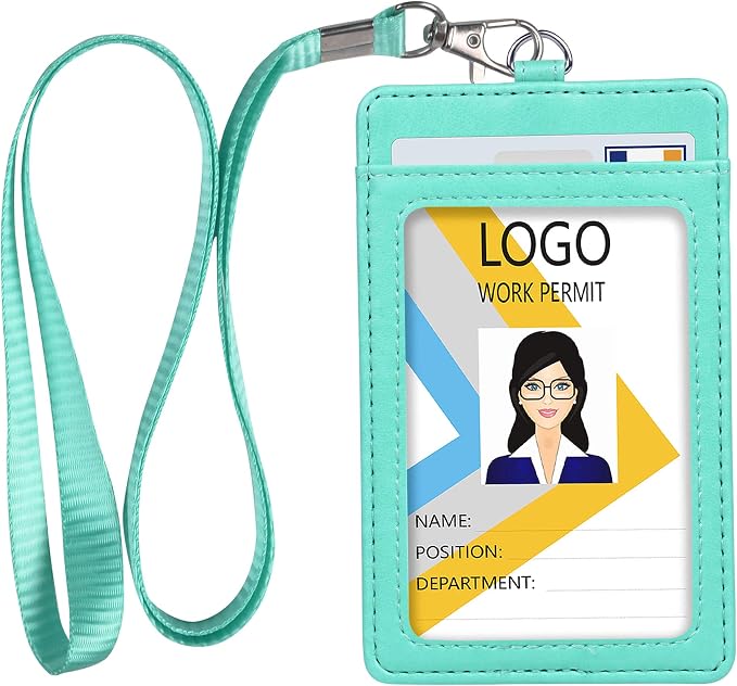 Teskyer Leather ID Badge Holder by TESKYER