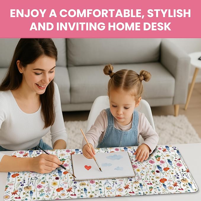 Large Mouse Pad for Desktop, Cute Desk Mat Pad Protector for Work & Gaming - Image 7