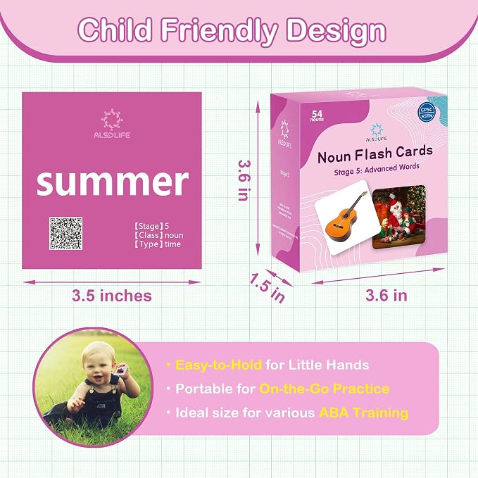54 Advanced Word Noun Flash Cards - Image 7