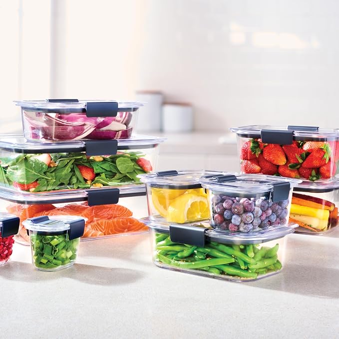 Rubbermaid Brilliance BPA Free Airtight Food Storage Containers - Image 6