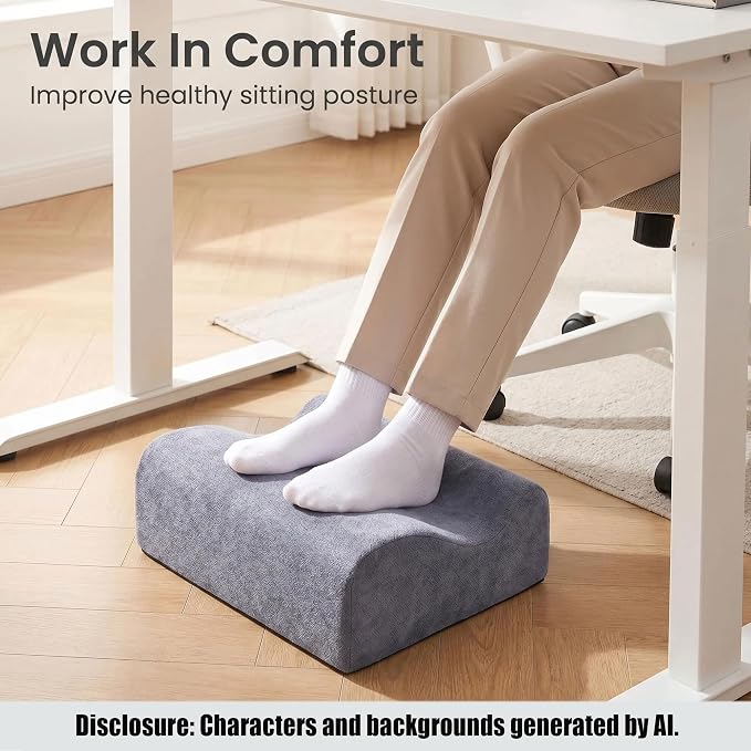 Work Foot Rest Under Desk, Comfort Foot Rest - Image 2
