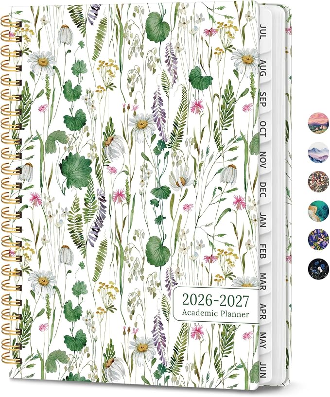 Planner 2026-2027, Monthly and Weekly Academic Planner July 2026 by Zotia