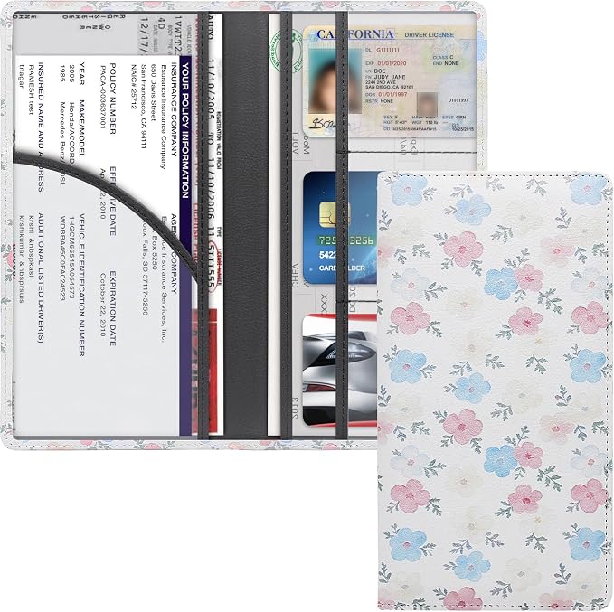 LumiMokki Premium Car Registration & Insurance Card Holder by LumiMokki