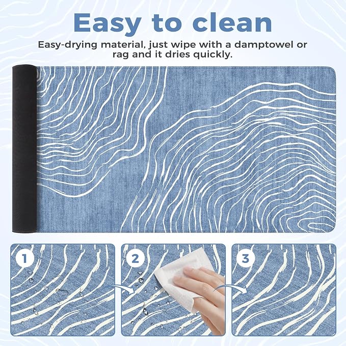 iCasso Desk Cover Mat, Extended Long Mouse Pad - Image 6