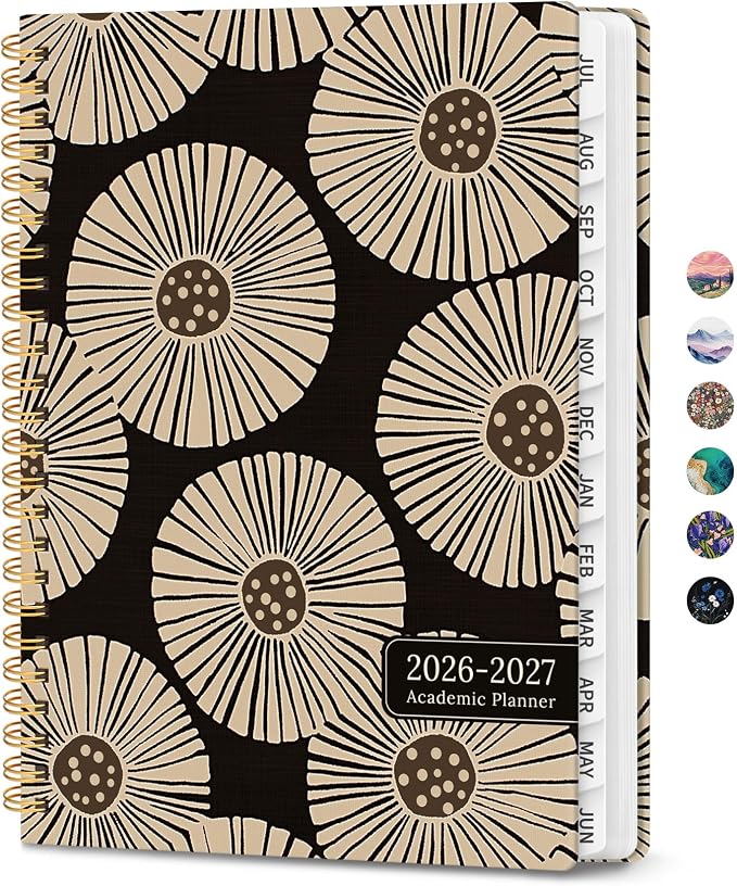Planner 2026-2027, Monthly and Weekly Academic Planner July 2026 by Zotia