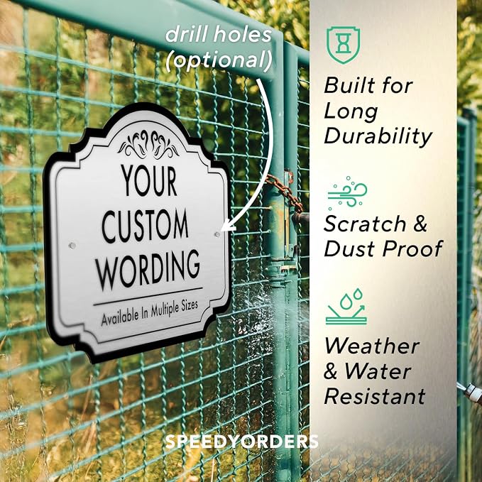 Custom Decorative Aluminum Signs - Image 6