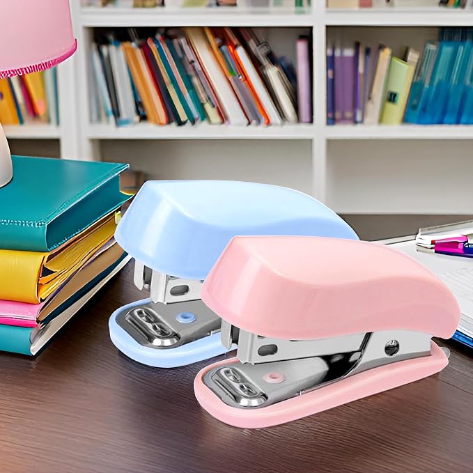 WIWUE GUO Mini Stapler, Staple Remover Included, Office & School Supplies - Image 3