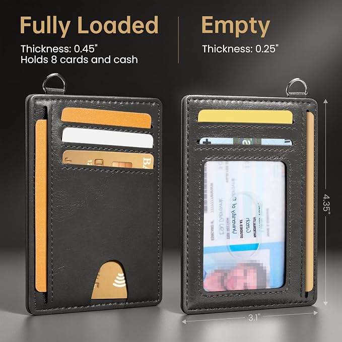 Mayski Slim Wallet, Credit Card Holder - Image 7