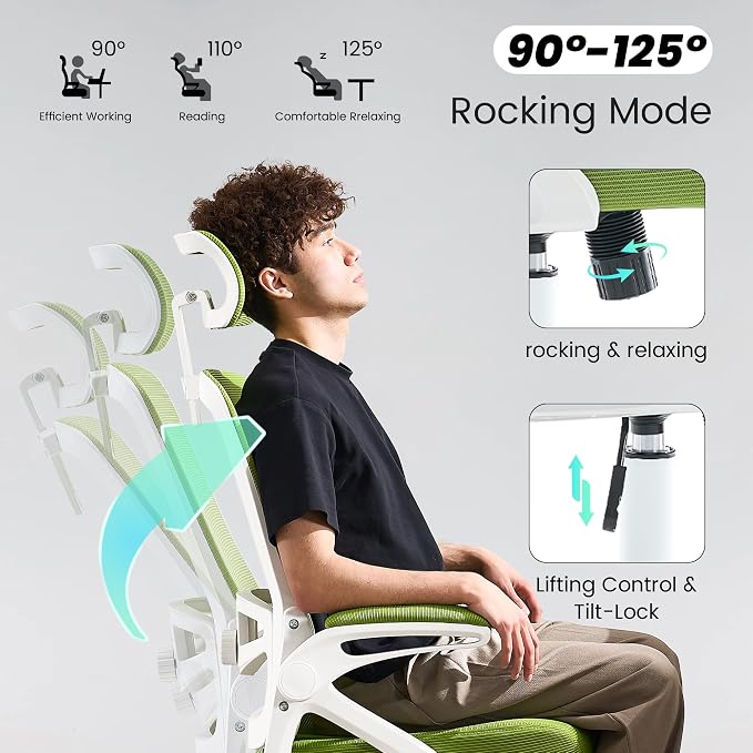 Fizzin Ergonomic Office Chair, 400 LBS Desk Chair - Image 9