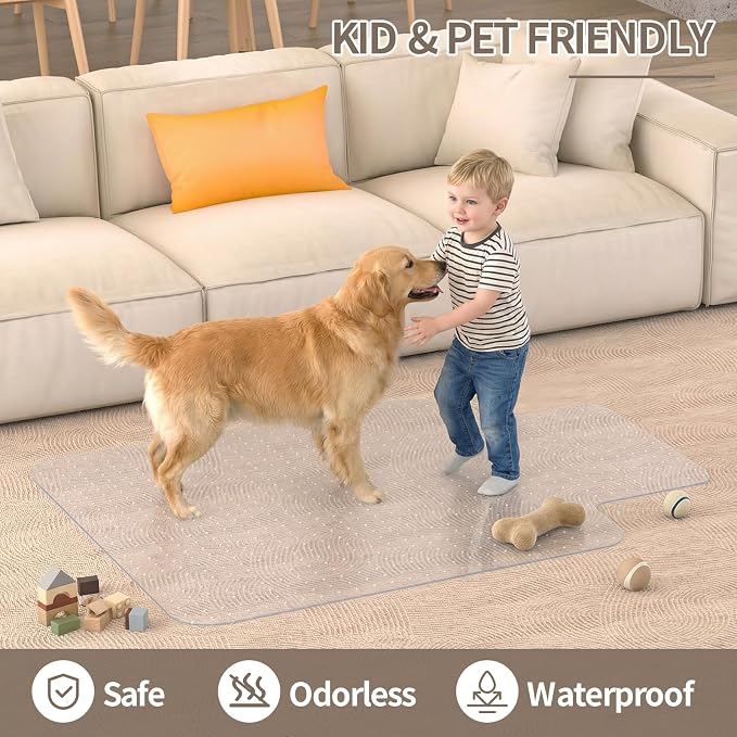 Office Chair Mat for Low Pile Carpeted Floors - Image 4