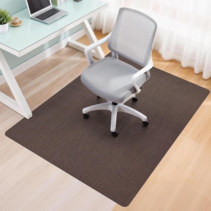 Office Chair Mat for Hard Floors, Heavy Duty Floor Protector Rolling Chairs for by Higoom